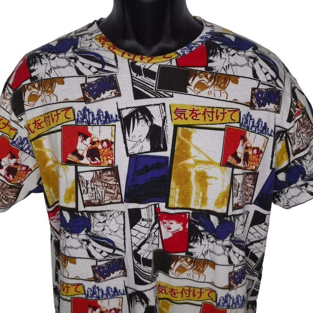 SEVEN SOULS Mens Large T-Shirt Anime Comic Strip